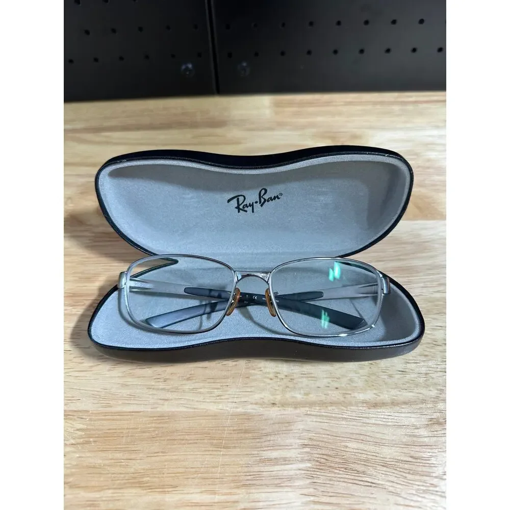 Ray Ban RB 3413 004 Rectangle Gunmetal Gray Eye Glasses 59-18 3N